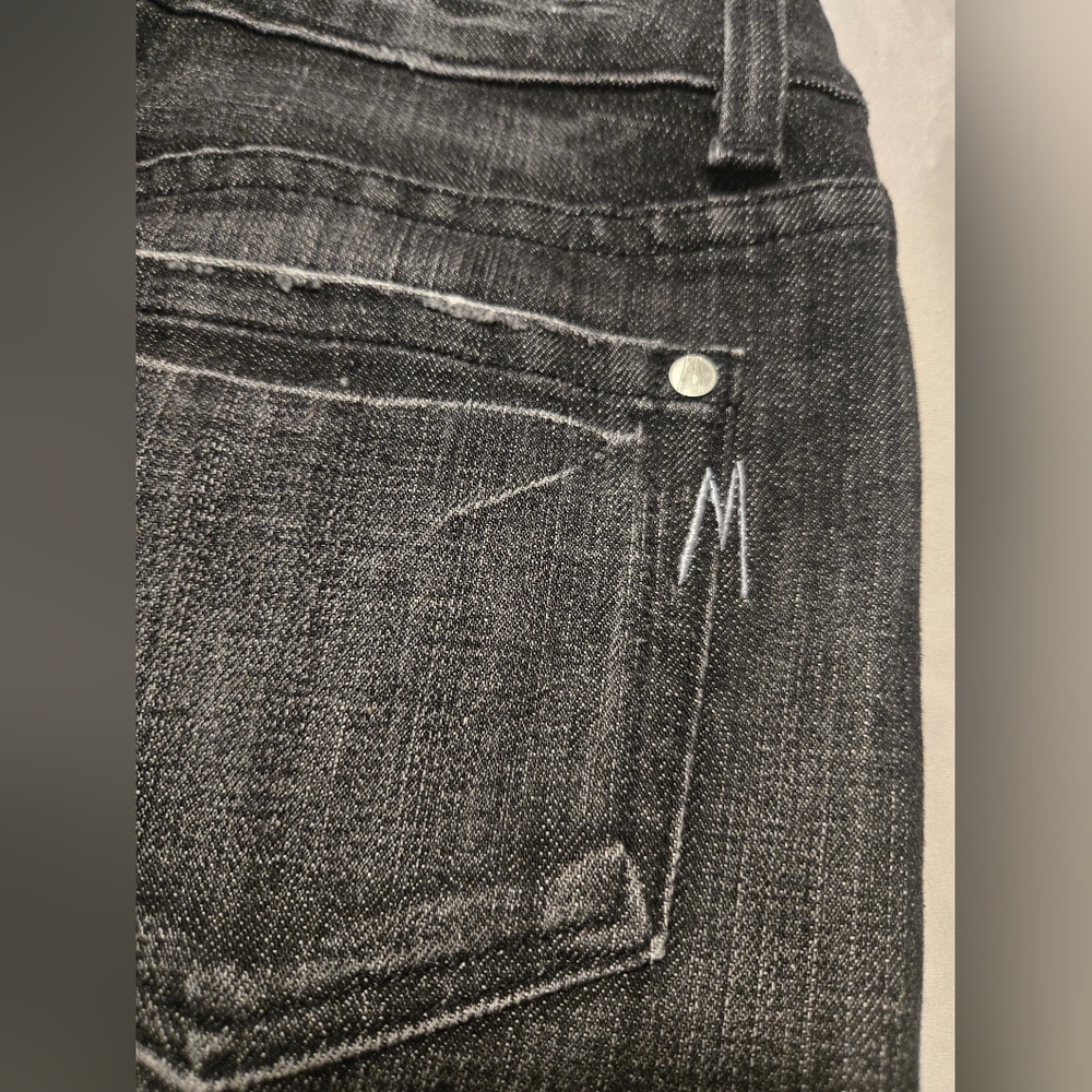 Marciano Black Denim Mini Skirt Size 25 - Picture 5 of 8